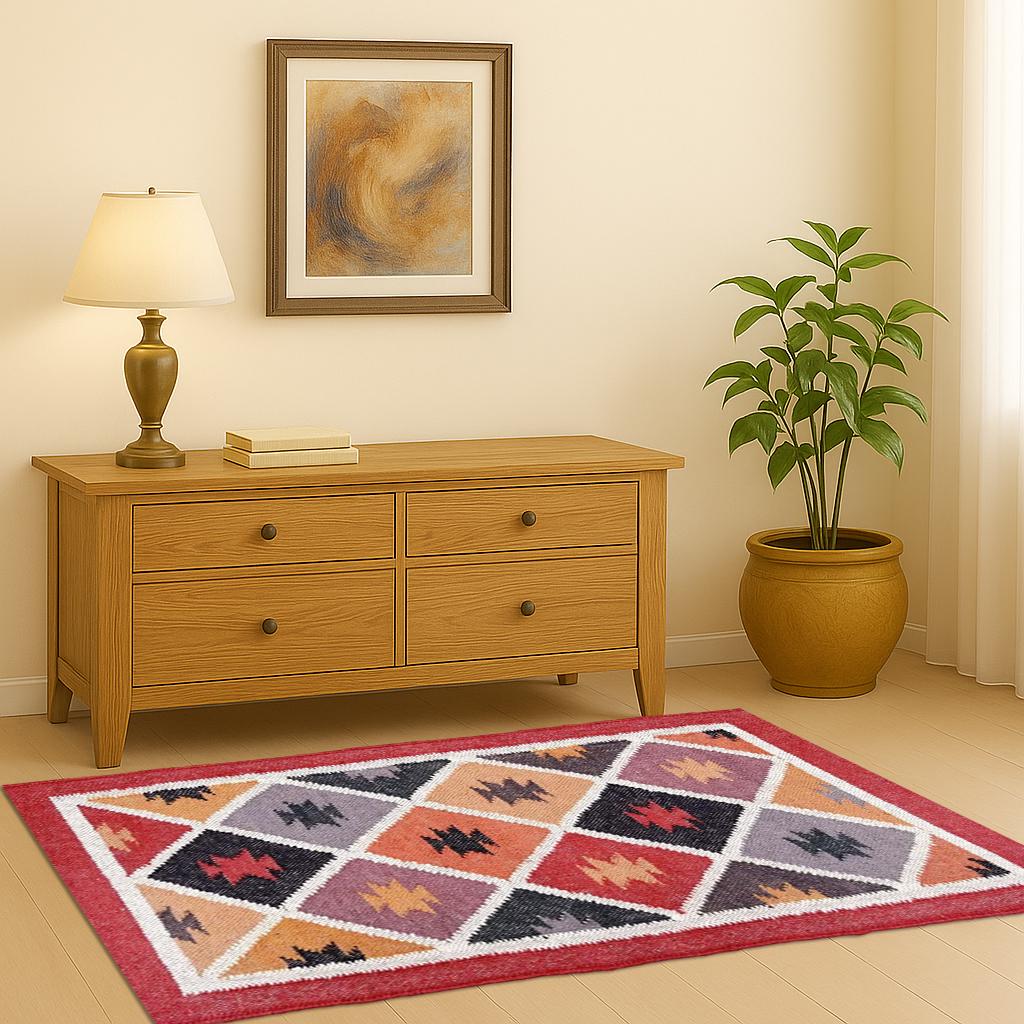 Kilim Rug, Handwoven, Wool and Jute Rug Handmade, Kilim Dhurrie Rug, Traditional RUG\CARPET All Costum Size