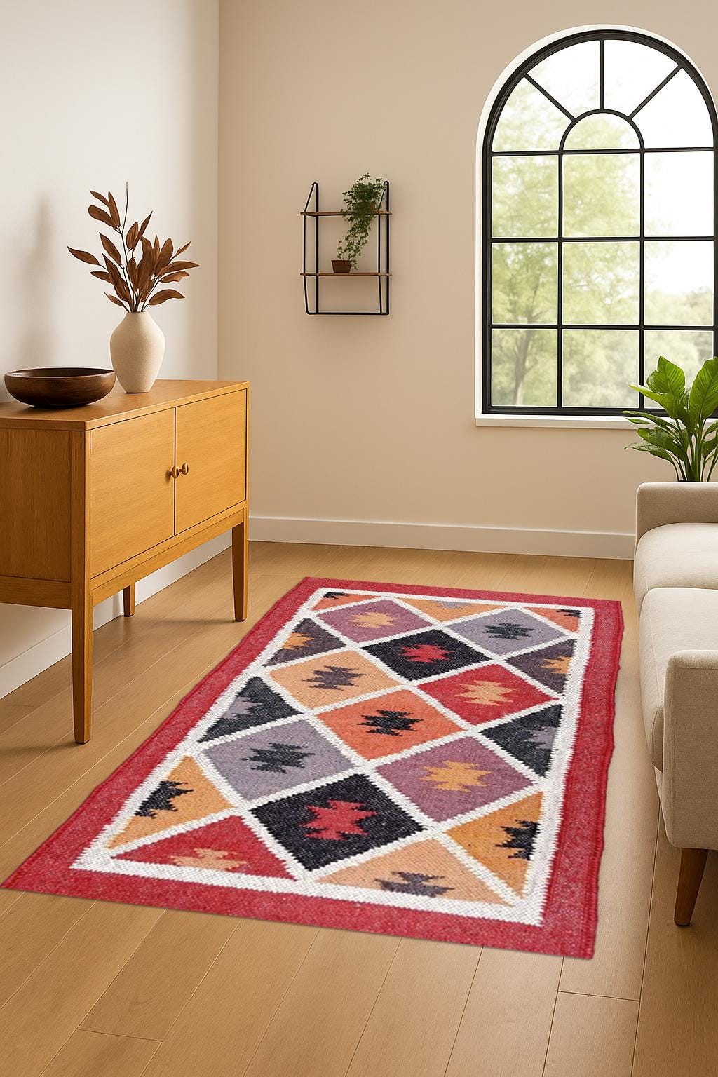 Kilim Rug, Handwoven, Wool and Jute Rug Handmade, Kilim Dhurrie Rug, Traditional RUG\CARPET All Costum Size