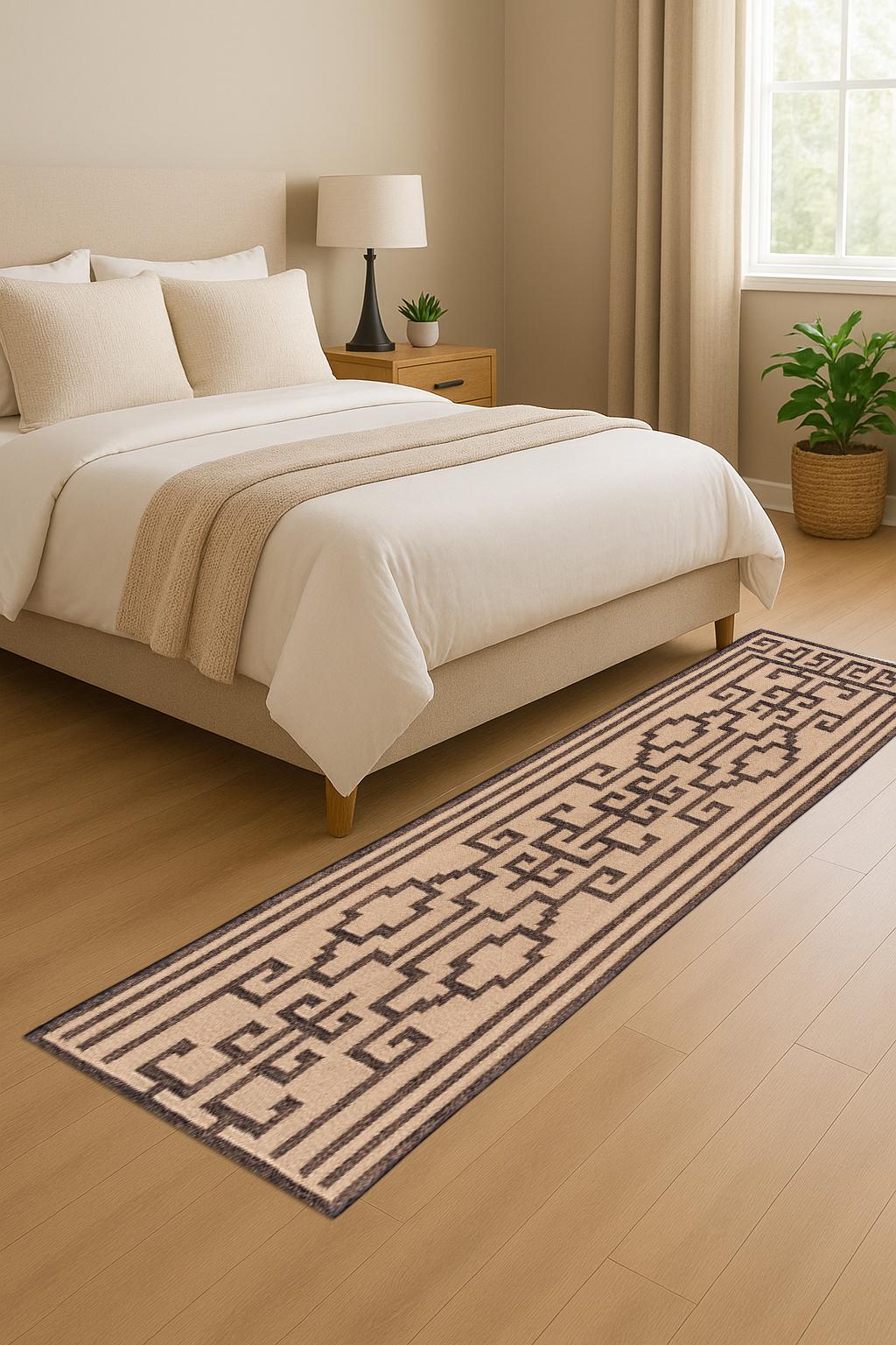 Handwoven Wool & Jute Rug | Natural Area Rug | Boho Farmhouse Decor | Eco-Friendly Rug | Living Room Bedroom Entryway Carpet | Custom Sizes