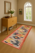 Boho Wool & Jute Runner – Earthy Natural Fiber Rug for Hallways - Entryways - Rustic Wool Jute Runner Wool Jute Carpet