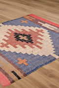 5 x 8 ft, Handmade KILIM Rug, Multicolor, Jute Rug wool rug Kilim Dhurrie, Hallway kitchen Living Floor, Vintage Room Gifts, Oriental Rug