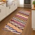 Custom Wool Jute Runner Rug | Long Hallway Carpet | Natural Rustic Runner | Boho Handwoven Rug | Eco Home Decor