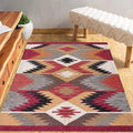 Indian Kilim rug, Handwoven Wool Jute kilim Rug, Bohemian Indian Jute Rug for home decor | Kilim Runner Rug, Handmade Kilim Motif Runner