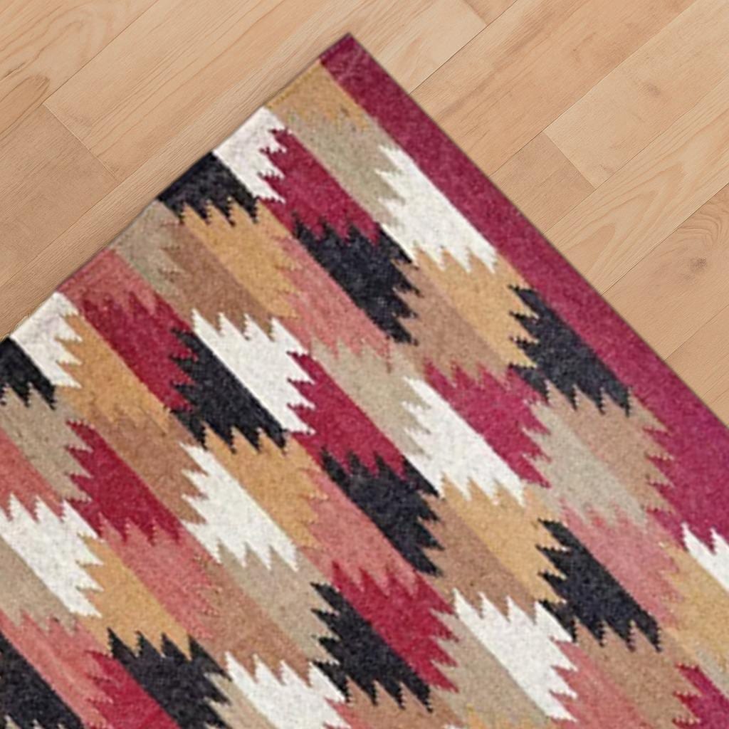 Sustainable Jute Kilim Rug – Flatweave Natural Fiber Carpet