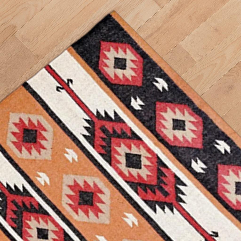 Organic Jute Kilim Area Rug – Minimalist Flatweave Carpet for Neutral Home Styling | Vintage Kilim Rug | Christmas Decor | Rustic Rug