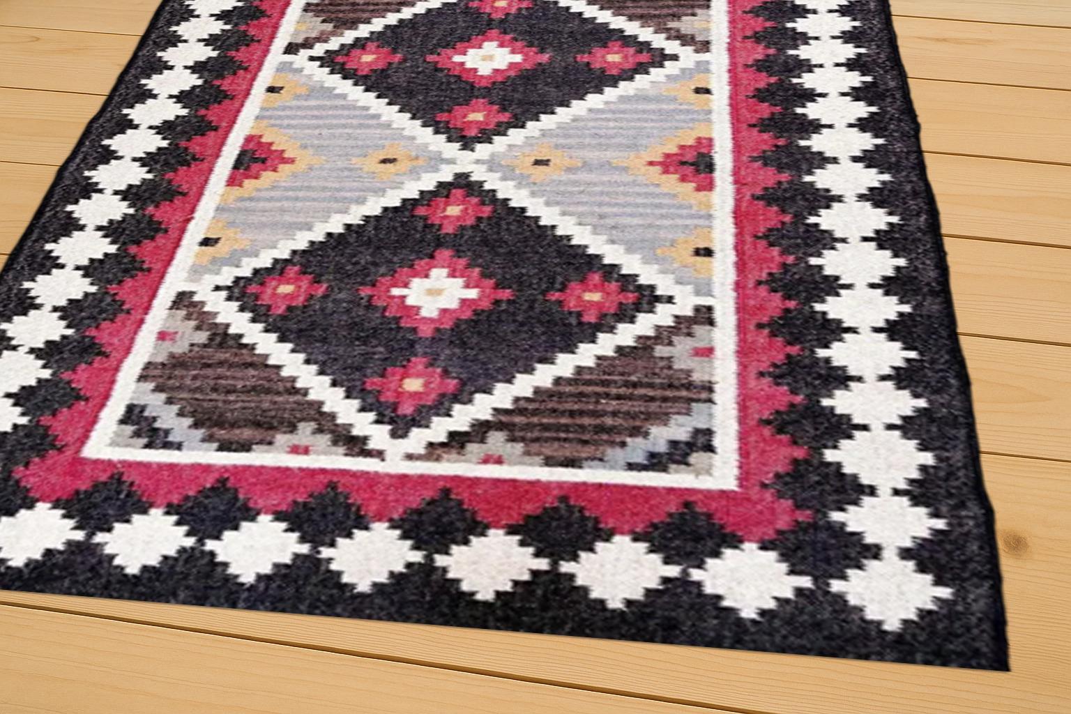 Premium Hemp & Jute Dhurrie Rug – Handloom Flatweave for Boho Interiors | Southwestern Rug | Jute Dhurrie Rug | Vintage Kilim Rug
