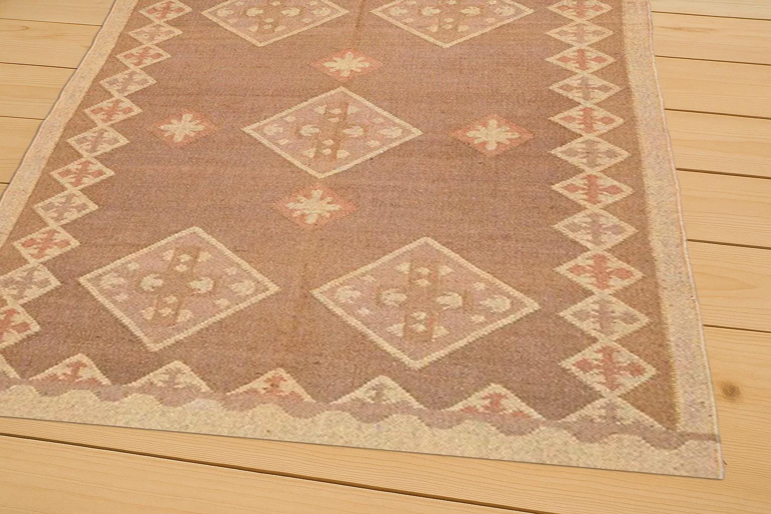 Sustainable Hemp & Jute Rug – Handwoven Dhurrie, Natural Fiber Flatweave | Boho Home Decor | Decorative Floor Rug | Dhurrie for Living Room