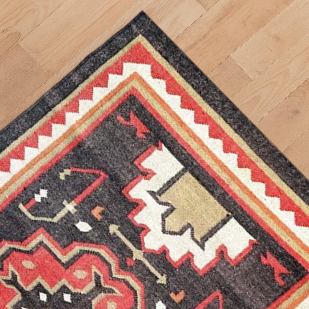 Handwoven Hemp Dhurrie Rug for Living Room | Jute Braided Rug | Vintage Kilim Rug | Indian Jute Rug | Traditional Indian Jute Area Rug