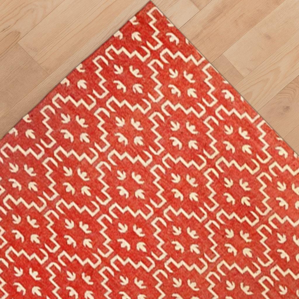 Earthy Jute Kilim Rug – Eco-Conscious Flatweave for Minimalist Home Decor | Boho Living Room Rug | Farmhouse Rug | Eco Fiber Rug