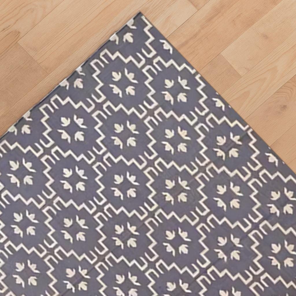 Jute Kilim Rug | Handmade Natural Fiber Rug | Boho Living Room Decor | Sustainable Woven Floor Mat | Eco Friendly Rug | Flatweave Rug