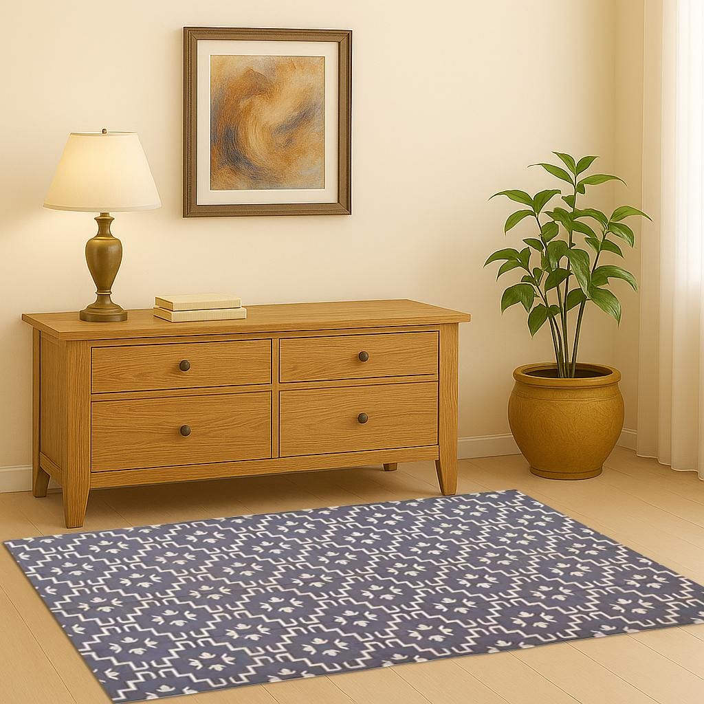 Jute Kilim Rug | Handmade Natural Fiber Rug | Boho Living Room Decor | Sustainable Woven Floor Mat | Eco Friendly Rug | Flatweave Rug