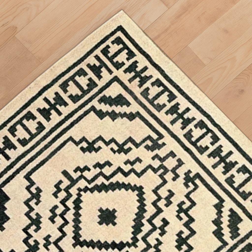 Natural Jute Kilim Rug Multiple Sizes  Handmade Flatweave Carpet, Boho Home Decor | Perfect Christmas | Holiday Decor |  Home Gift For Her