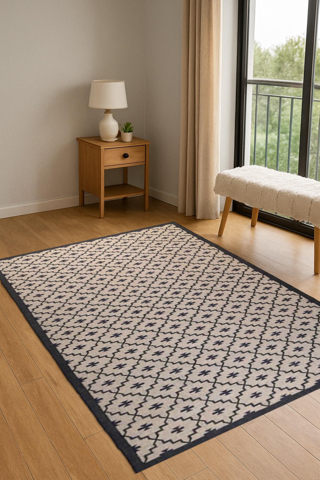 Vintage Wool Turkish Kilim Rug Bohemian Carpet Jute Kilim Boho Rug Eco Friendly Living Room Rug | Kilim Dhurrie Rug | Indian jute Area rug