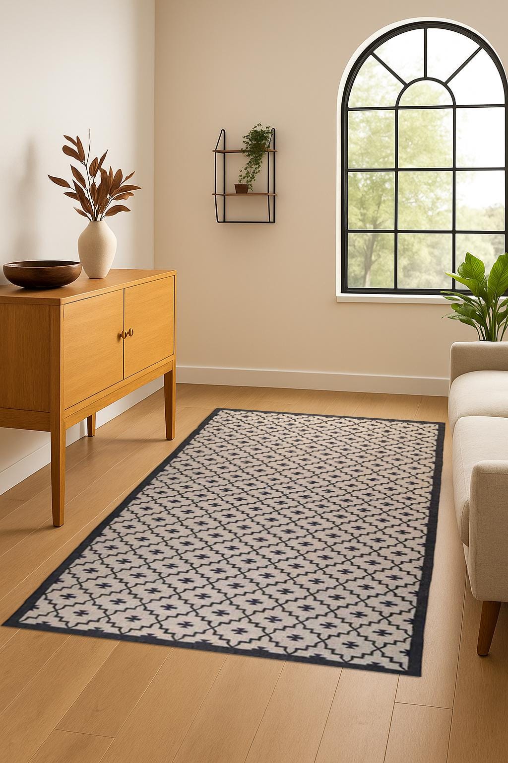 Vintage Wool Turkish Kilim Rug Bohemian Carpet Jute Kilim Boho Rug Eco Friendly Living Room Rug | Kilim Dhurrie Rug | Indian jute Area rug