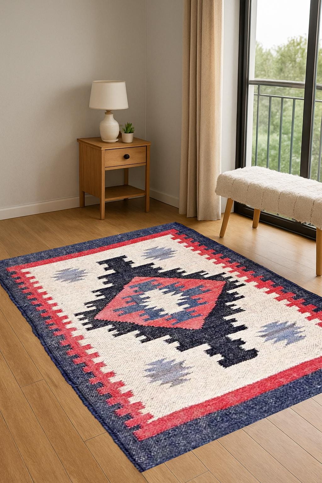 Indian jute Area rug Vintage Kilim Rug | Handwoven Jute Kilim Rugs- Kilim Rug |  Kilim Wool Jute Rugs-Living Room Jute Rugs Large Area Rug