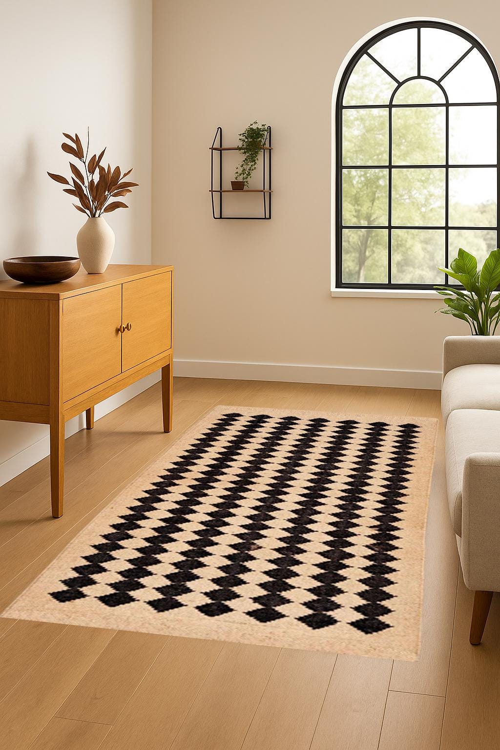 Wool Jute Kilim Rug | Home Decor Rug | Custom size Wool Rug | Kilim Dhurrie Rug | Traditional Indian Geometric Area Rugs for Jute Kilim Rug