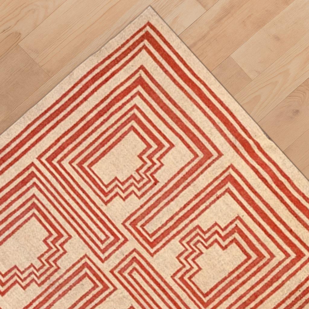 Handmade Jute Kilim Carpet | Sustainable Boho Home Decor | Rustic Farmhouse Jute Kilim Rug |  Handwoven Natural Jute Floor Covering