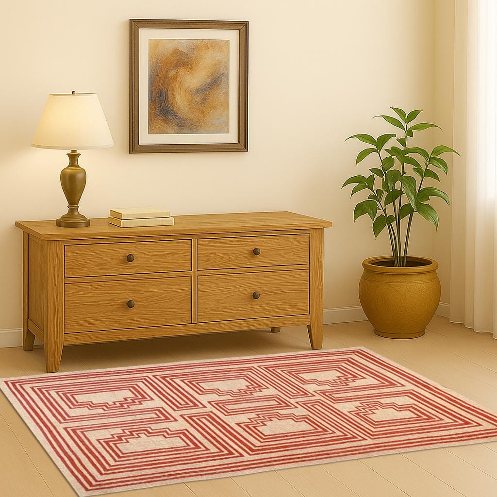 Handmade Jute Kilim Carpet | Sustainable Boho Home Decor | Rustic Farmhouse Jute Kilim Rug |  Handwoven Natural Jute Floor Covering