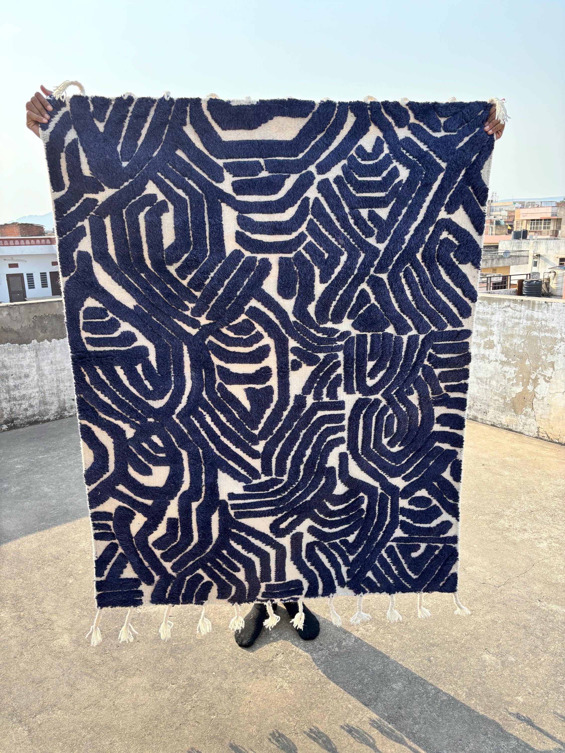 Authentic Moroccan Rug, Beni Ourain Rug, Custom Beni Ourain Rug, Large Moroccan Rug, Amazing Handmade Carpet, Custom Beni Ourain Rug