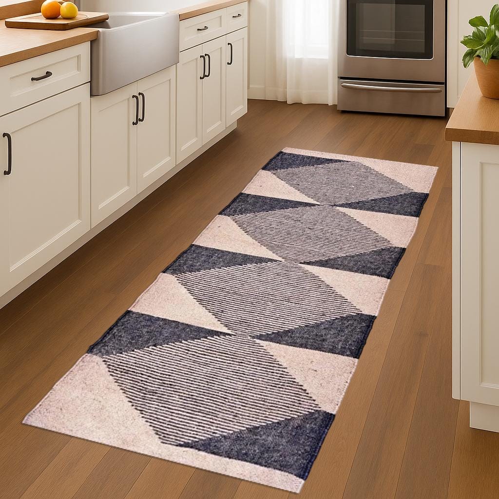 Kilim Wool Jute Runner Natural Eco-Friendly Rug Modern or Boho Home Decor Neutral Bohemian Style Rug – Hallway, Living Room, Bedroom