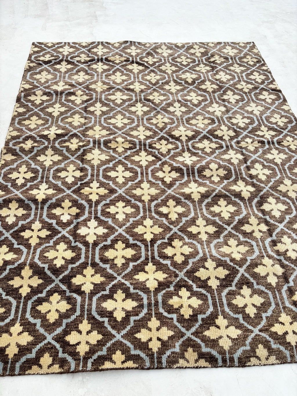 Handwoven Moroccan Beni Ourain Rug Modern Wool Area Carpet Custom Bedroom Living Room Rug 6x9, 8x10 Custom Rug