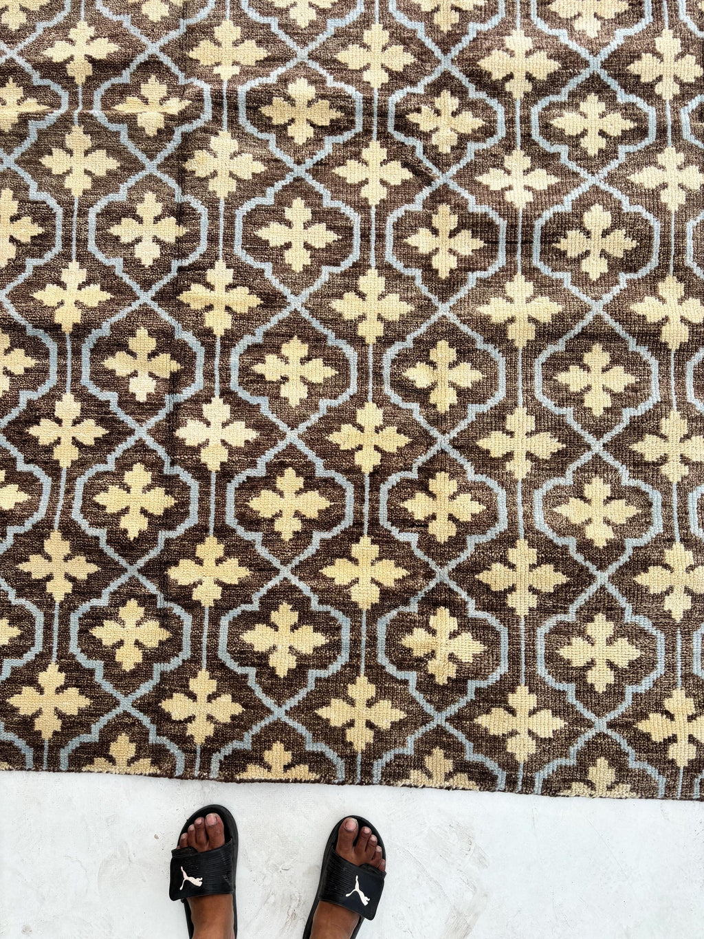 Handwoven Moroccan Beni Ourain Rug Modern Wool Area Carpet Custom Bedroom Living Room Rug 6x9, 8x10 Custom Rug