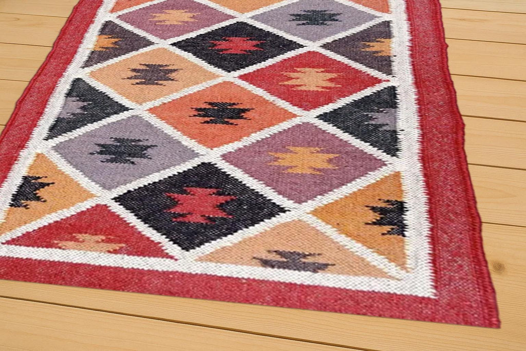 Kilim Rug, Handwoven, Wool and Jute Rug Handmade, Kilim Dhurrie Rug, Traditional RUG\CARPET All Costum Size