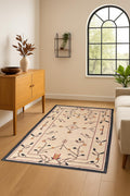 Handwoven, Wool and Jute Rug Handmade, Kilim Dhurrie Rug, Traditional Indian jute Area rug Navajo Kilim Rug Large Kilim Rug 8x10 Ft