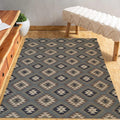 Wool Jute Rug, Kilim Area Rug, Handmade Kilim Runner Rug, Boho Hallway Rug, Vintage Kitchen Rug, Bohemian Rug, Indian Dhurrie Rug