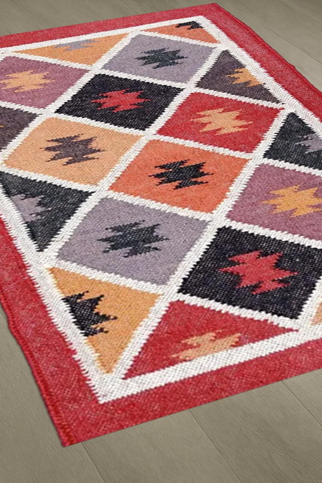 Kilim Rug, Handwoven, Wool and Jute Rug Handmade, Kilim Dhurrie Rug, Traditional RUG\CARPET All Costum Size