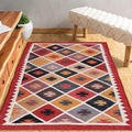 Jute Kilim Rug | Natural Boho Area Rug | Farmhouse & Modern Rustic Decor | Eco-Friendly Flatweave Carpet