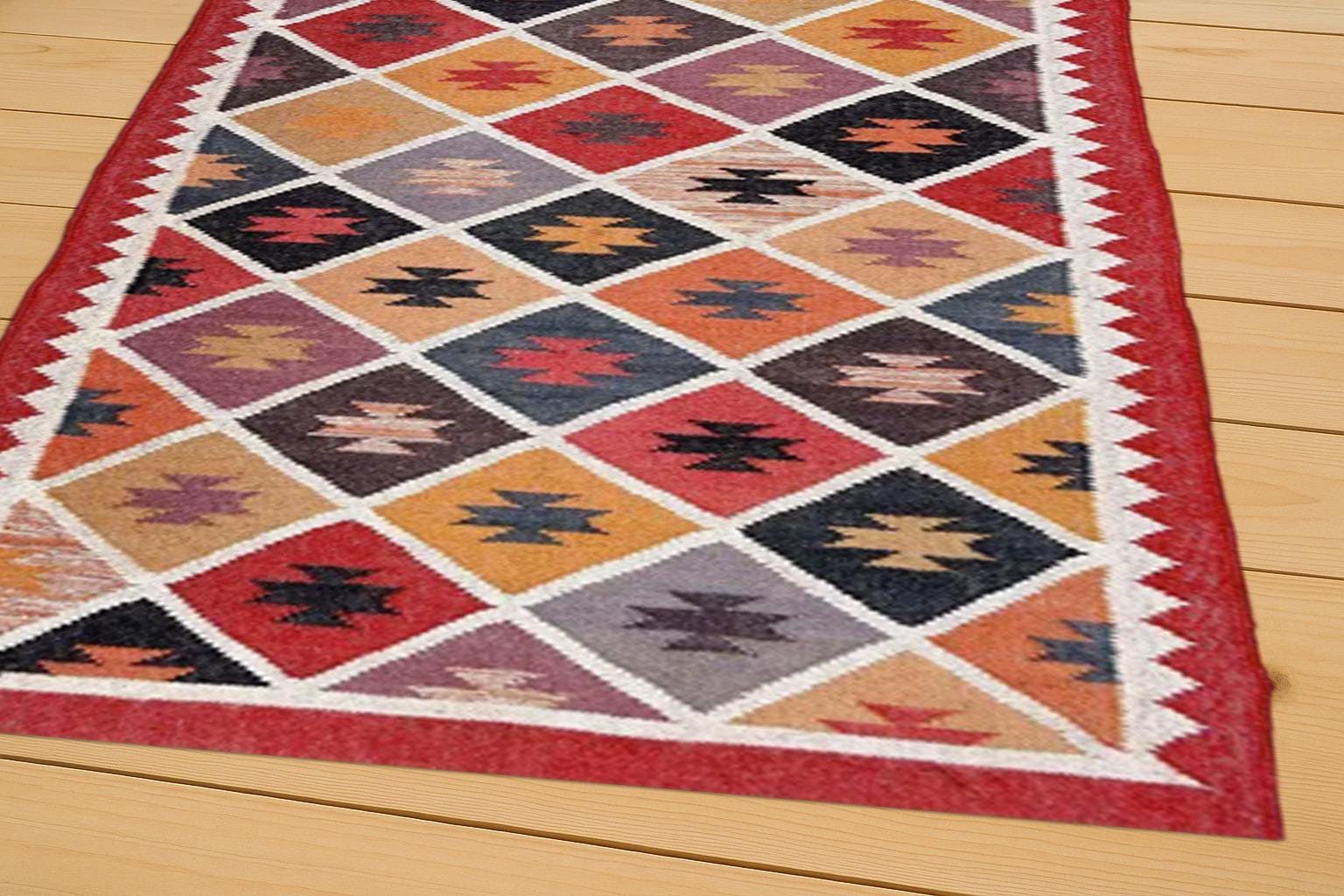 Jute Kilim Rug | Natural Boho Area Rug | Farmhouse & Modern Rustic Decor | Eco-Friendly Flatweave Carpet