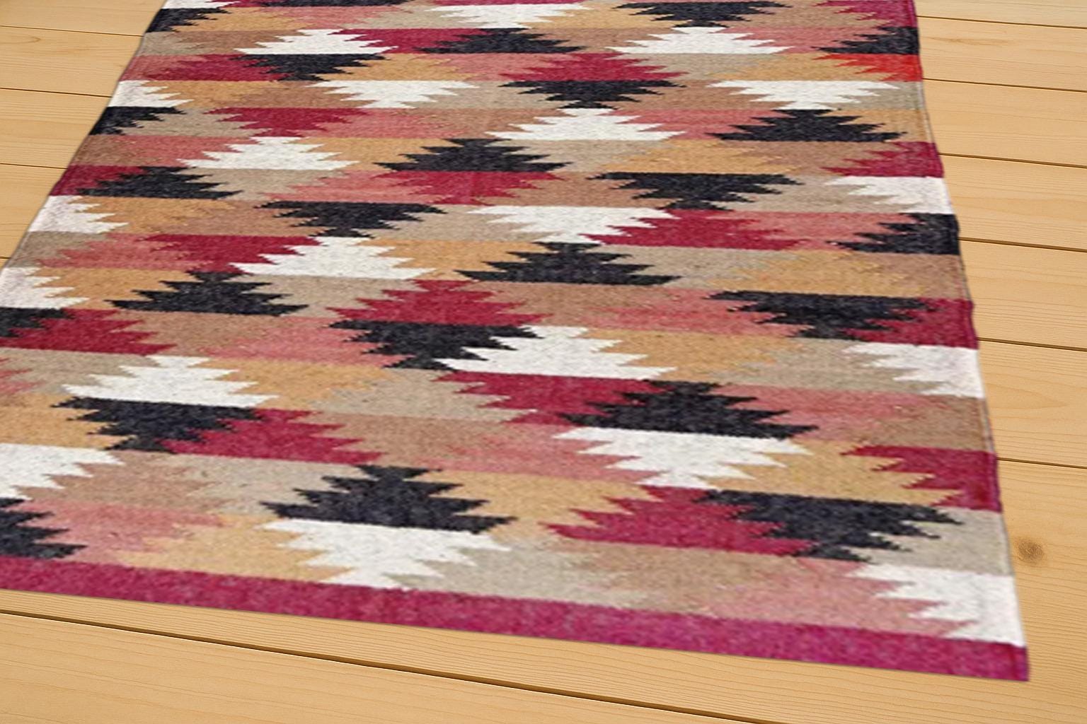 Sustainable Jute Kilim Rug – Flatweave Natural Fiber Carpet