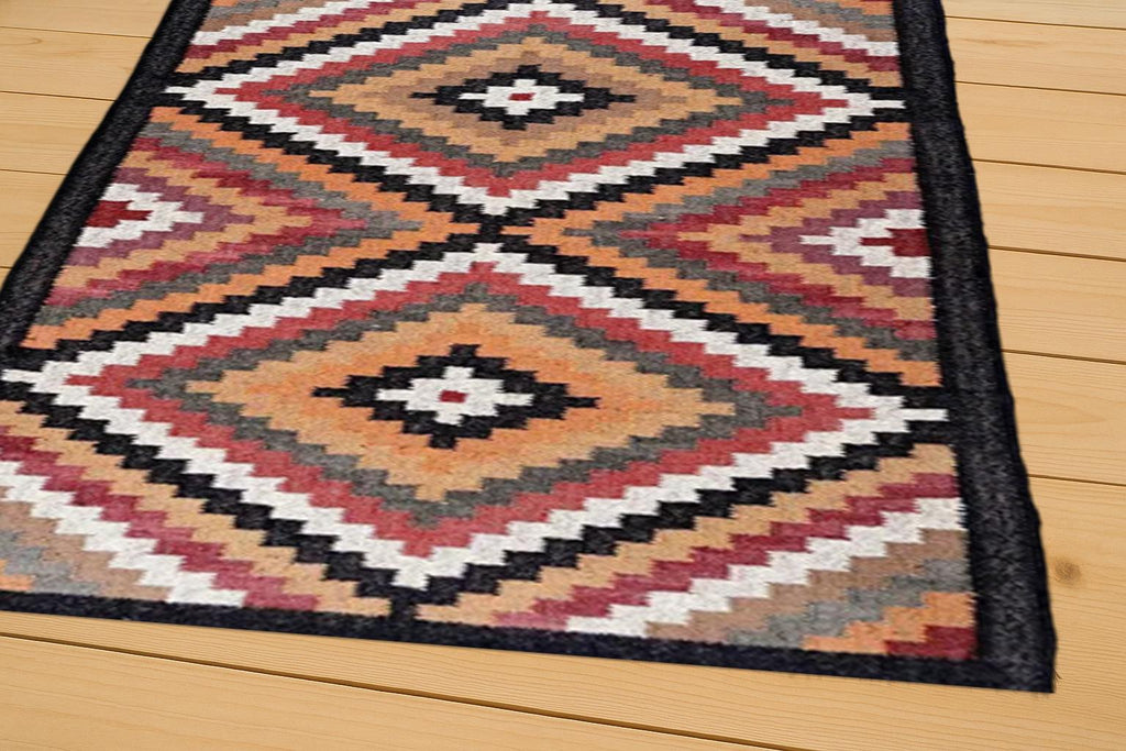 Handmade Jute Kilim Carpet – Natural Fiber Bohemian Rug