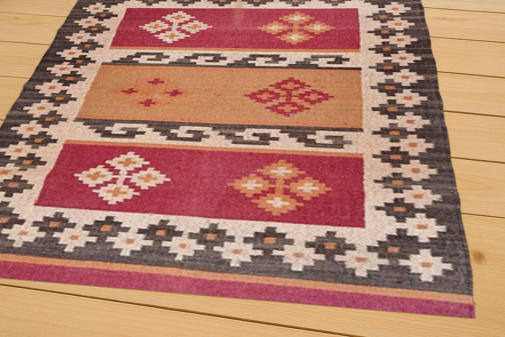 Handwoven Hemp Jute Rug – Multicolor Flatweave Dhurrie Carpet | Bohemain Indian Jute Rug | Living Room Rug | Southwestern Rug