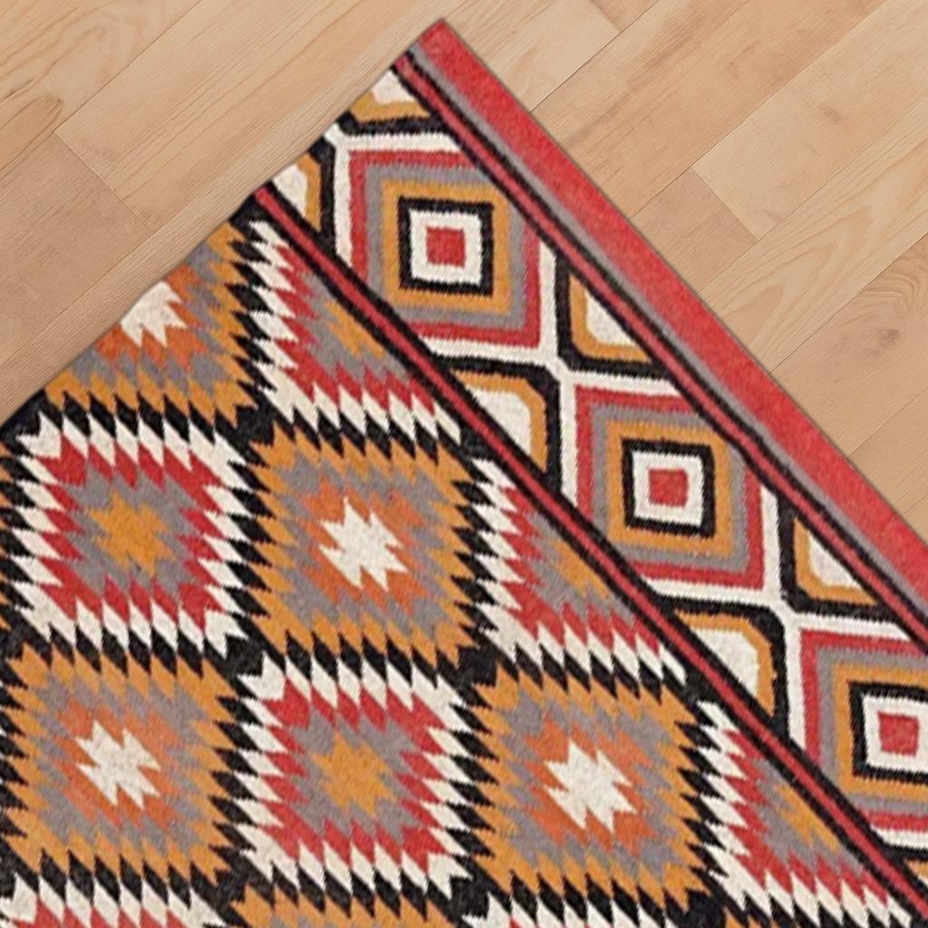 Boho Hemp Dhurrie Rug – Handwoven Natural Jute & Hemp Flatweave for Living Room | Farmhouse Rug | Minimalist Natural Rug | Jute Dhurrie Rug