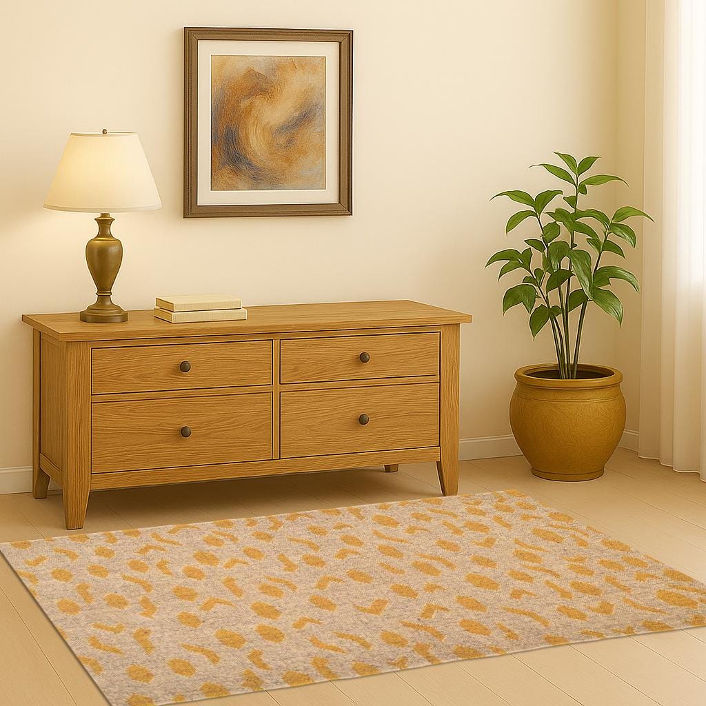 Organic Jute Kilim Rug | Large Handcrafted Area Rug | Rustic Earthy Bohemian Style | Farmhouse Rug | Rug 8x10 ft | Living Room Area Rug