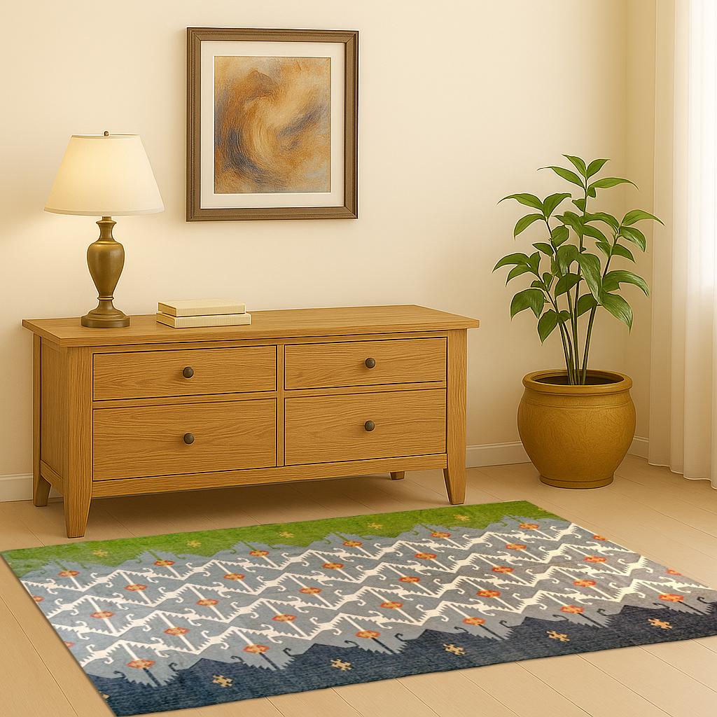 Extra Large Jute Kilim Rug | Handmade Eco Friendly Carpet | Natural Fiber Boho Decor for Home | Farmhouse Home Decor  Modern Living Room Rug