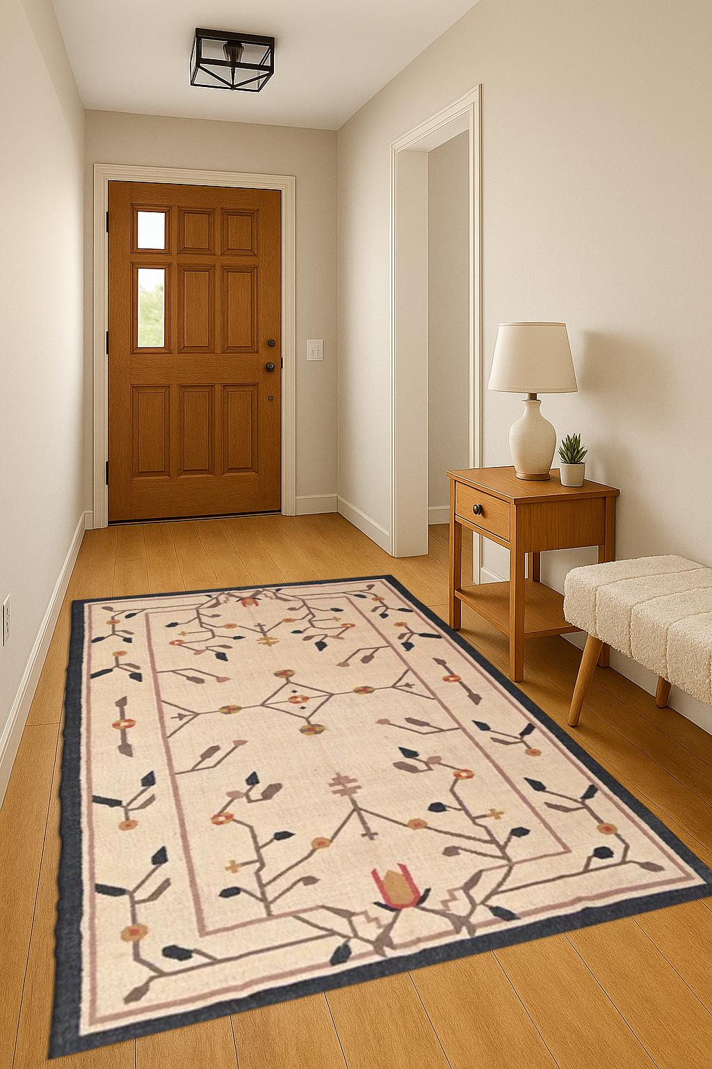 Handwoven Vintage Jute Braided Rugs |  Living Room Jute Rug | Custom Rug | Bohemian Rug | Lightweight Area Rug | Christmas Decor Rug