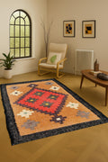 Handwoven Jute Kilim Rug – Boho Area Rug | Natural Flatweave Carpet | Rustic Farmhouse Decor | Eco-Friendly Floor Mat | Organic Textured Rug