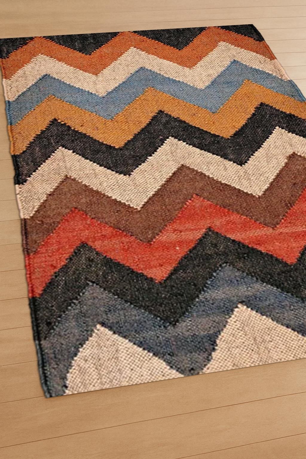 Jute Kilim Rug, Modern Abstract Rug, Minimalist Rug, Area Rug, Rug for Living Room, Custom Design Carpet, Rug for Bedroom, Home Decor Rug