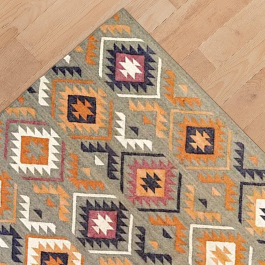 New Arrival Natural Jute Kilim Runner Rug | Rustic Flat weave Hallway Carpet | Sustainable Home Decor | Boho Area Rug For Living Room