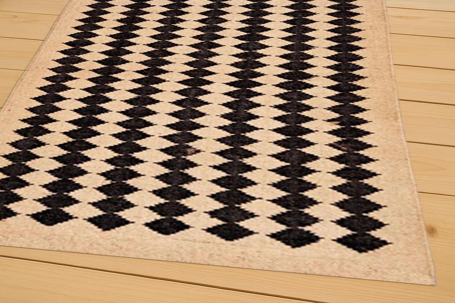 Wool Jute Kilim Rug | Home Decor Rug | Custom size Wool Rug | Kilim Dhurrie Rug | Traditional Indian Geometric Area Rugs for Jute Kilim Rug