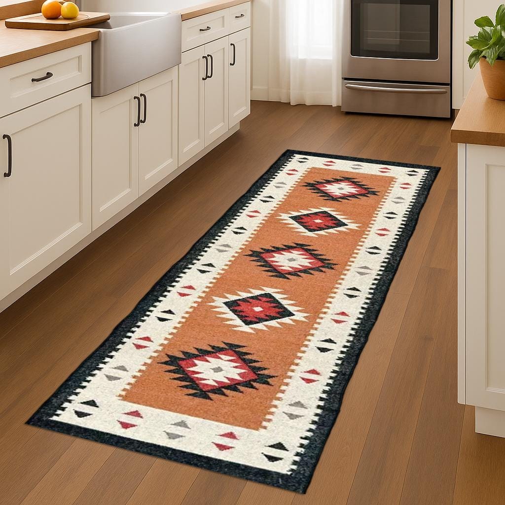 Natural Kilim Jute Runner Rug Eco-Friendly Handwoven Boho Hallway Decor Boho Kilim Jute Rug Runner For Living Room