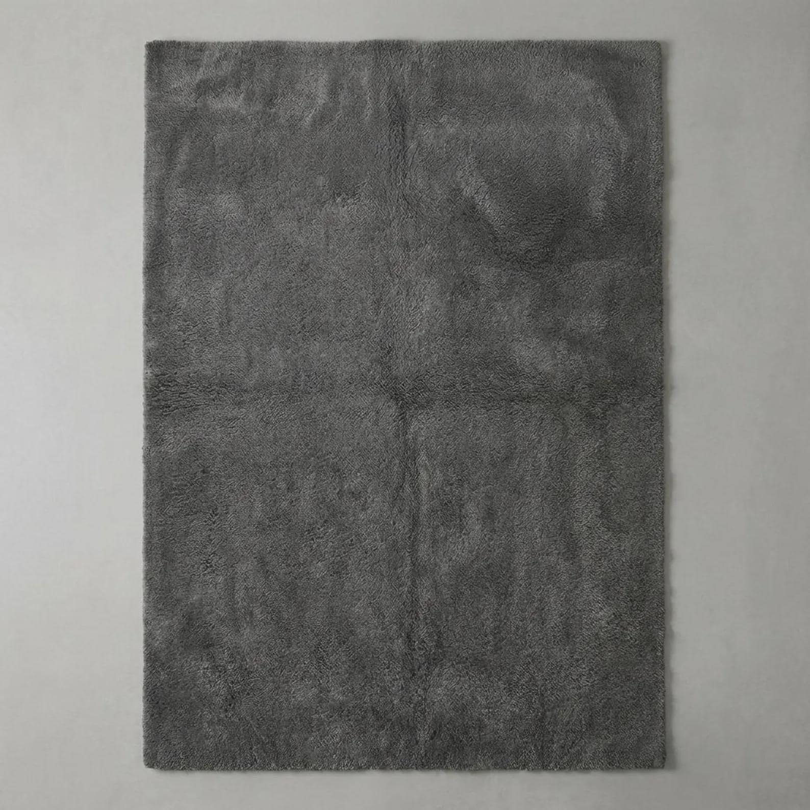 Hand Tufted Solid Olive Green Wool Rug – Minimalist Home Decor
