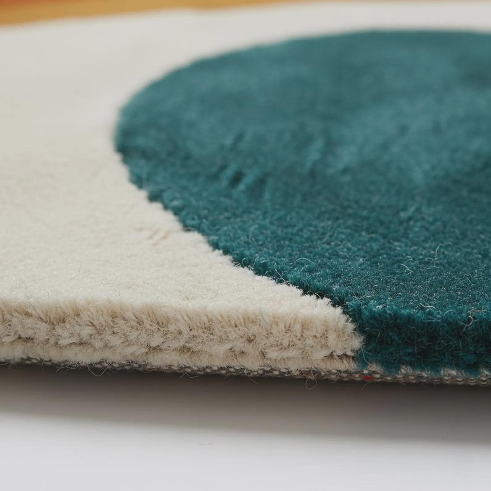 Hand-Tufted Abstract Rug | Modern Geometric Block Design