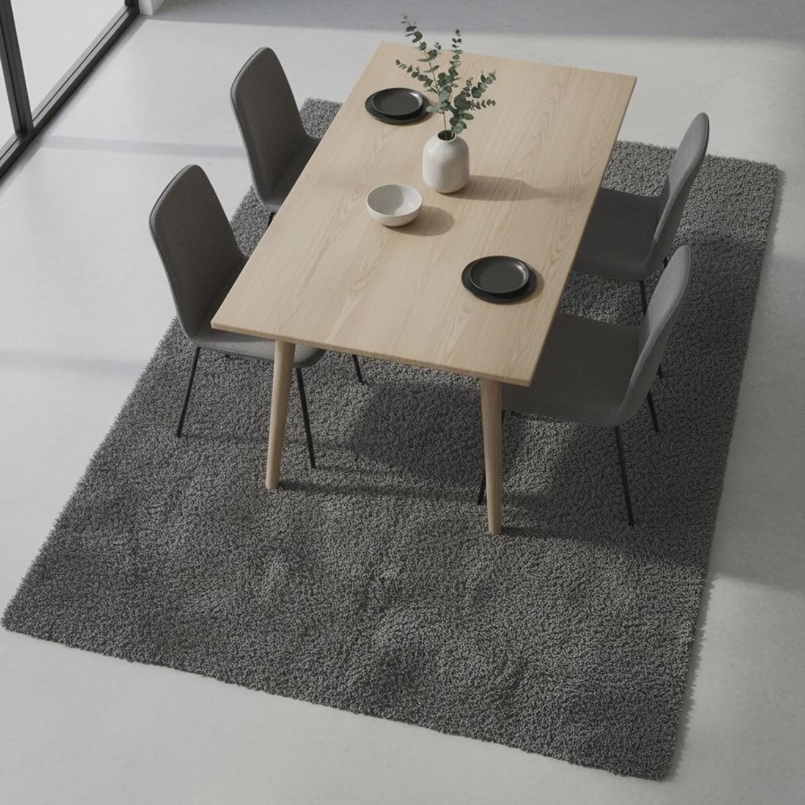 Hand Tufted Solid Olive Green Wool Rug – Minimalist Home Decor