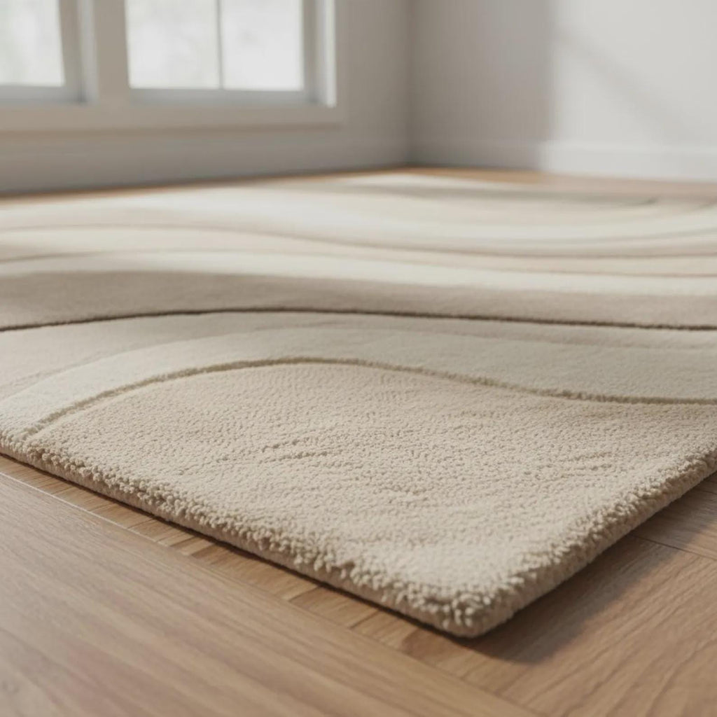 Geometric Handmade Tufted Rug, Contemporary Area Rug, Multicolor Carpet for Kids & Living Room