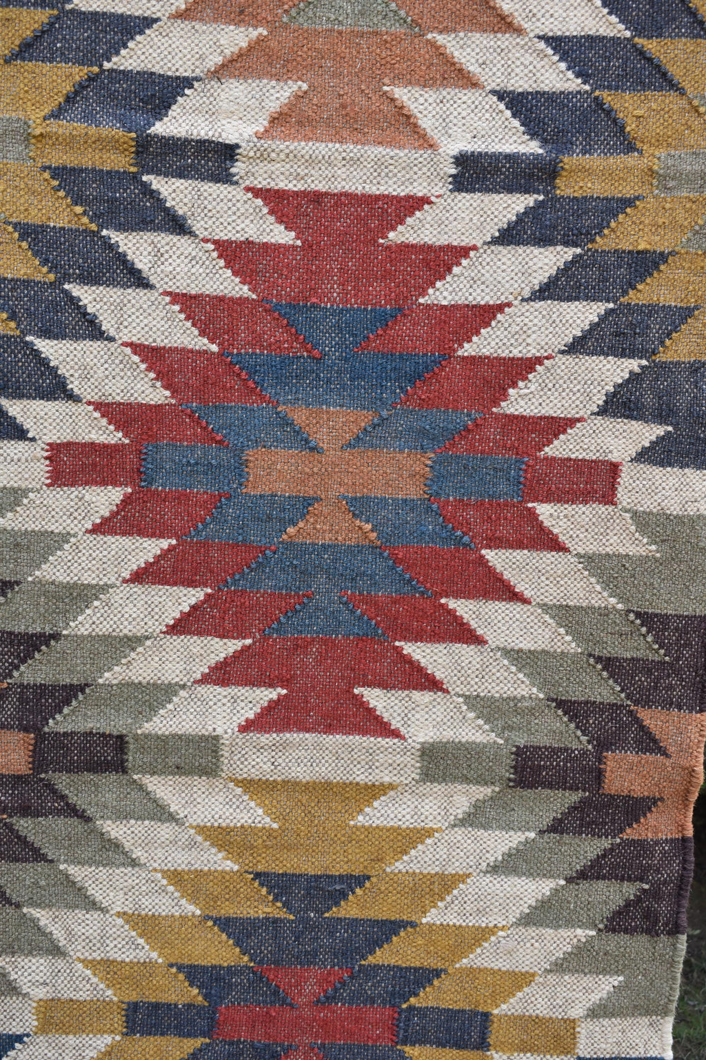 Handmade Wool Jute Kilim Rugs Traditional Indian Runner Dhurrie Hallway Stair Runner Rug | Housewarming Gifts Free Express Delivery