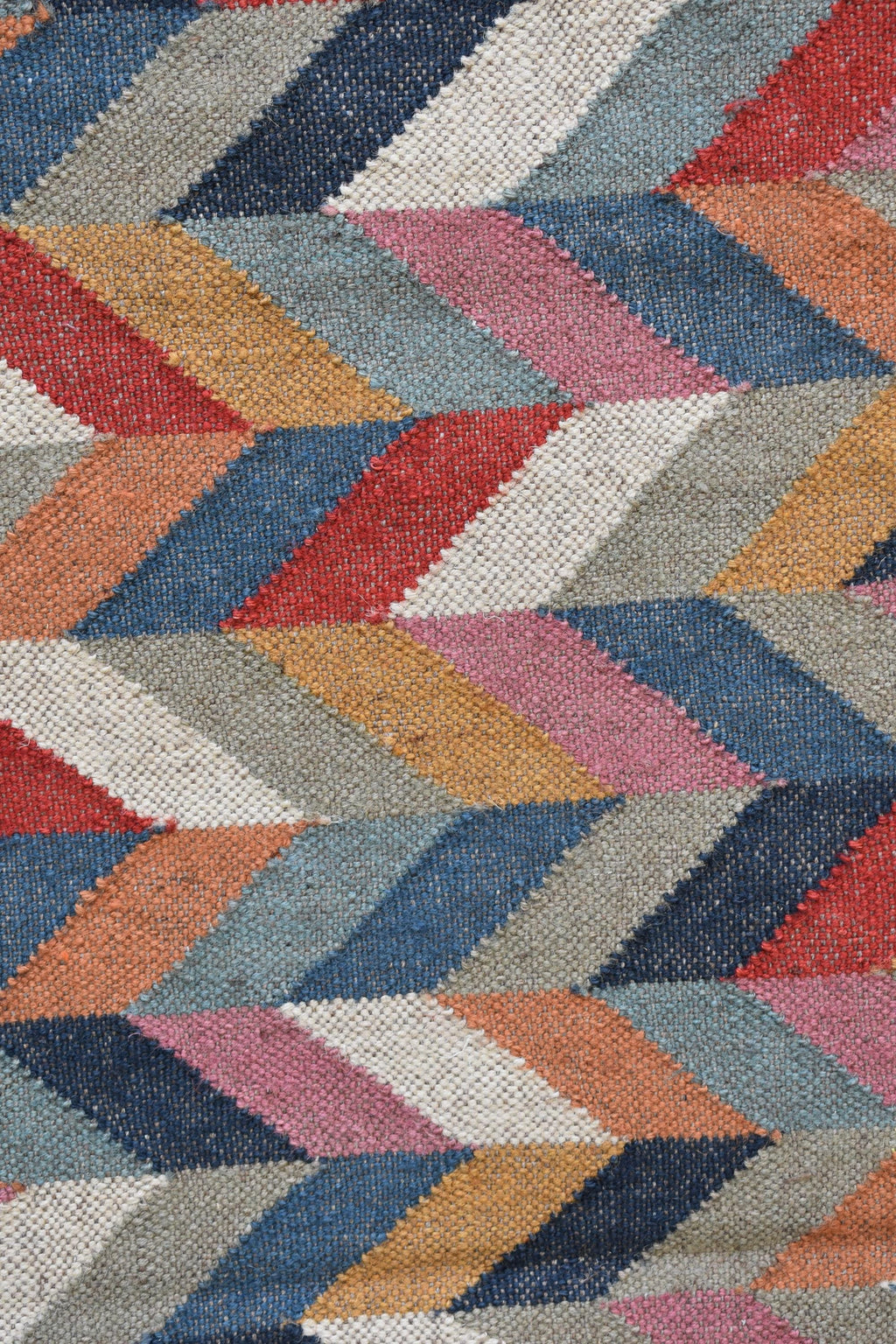 Hallway Handwoven Wool Kilim Area Rug | Tribal Diamond Medallion Pattern | Rustic Boho Flatweave Rug | Home Decor | Bohemian Home Decor